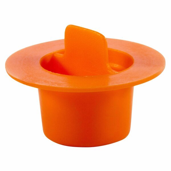 PLUG WD FLG PULL ORANGE LDPE, 1200PK, Caplugs, Mfr#: WPT-665